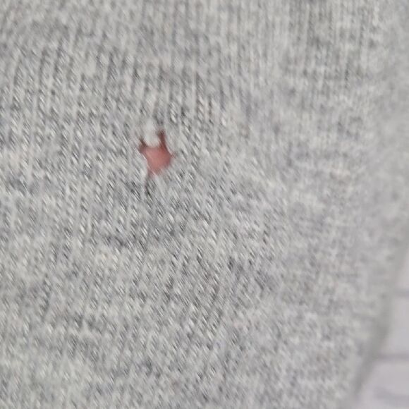 H&M Gangsta Wrapper Sequin Pug Dog Gray Crew Neck Sweater Urban Hip Christmas XS - Picture 13 of 14